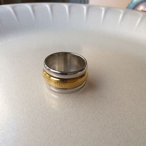 Stainless steel ring size 9